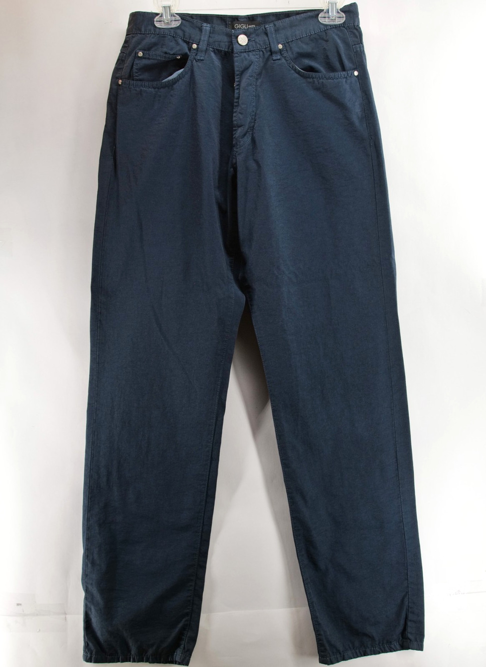 ROMEO GIGLI Jeans Men's 32x33 Navy Blue Straight Leg Classic Fit Made in Italy